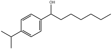 α-Hexyl-4-(1-methylethyl)benzenemethanol Structure