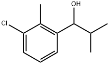 1-(3-chloro-2-methylphenyl)-2-methylpropan-1-ol Structure