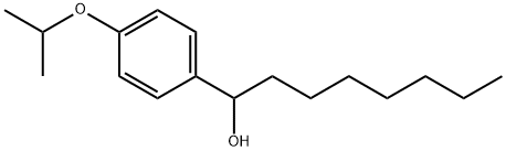 α-Heptyl-4-(1-methylethoxy)benzenemethanol Structure