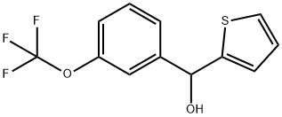 thiophen-2-yl(3-(trifluoromethoxy)phenyl)methanol 结构式