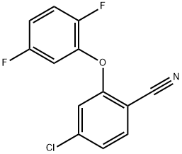 4-Chloro-2-(2,5-difluorophenoxy)benzonitrile|