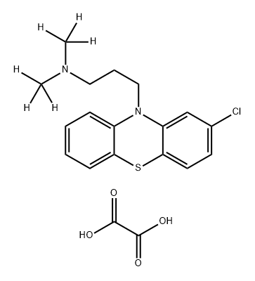Chlorpromazine-(dimethyl-d6) oxalate Structure