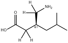 Pregabalin-d4 化学構造式