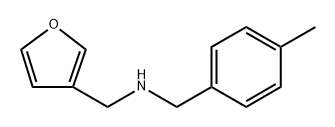 N-[(4-Methylphenyl)methyl]-3-furanmethanamine 化学構造式