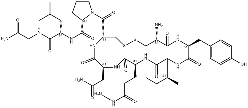 oxytocin, Glu(NHNH2)(4)- 化学構造式