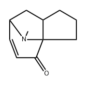 4H-Azulen-3a,7-imin-4-one,1,2,3,7,8,8a-hexahydro-9-methyl-,(3a-alpha-,7-alpha-,8a-bta-)-(9CI) Structure