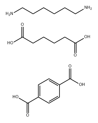 1,4-Benzendicarboxylic acid polymer with 1,6-hexanediamine and hexanedioic acid, block 结构式