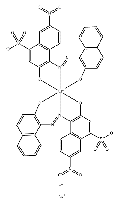 127851-78-9 Chromate(3-), bis[3-hydroxy-4-[(2-hydroxy- 1-naphthalenyl)azo]-7-nitro-1-naphthalenesulfonato (3-)]-, sodium dihydrogen