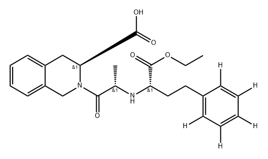 [2H5]-Quinapril Structure