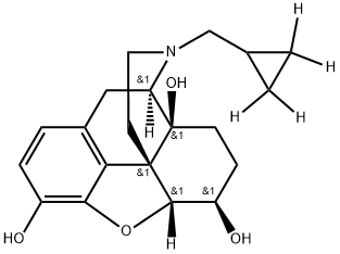 6a-Naltrexol-d4 Structure
