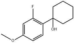 1-(2-fluoro-4-methoxyphenyl)cyclohexanol Structure