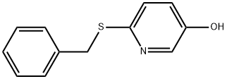 6-[(Phenylmethyl)thio]-3-pyridinol Structure