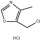 5-(氯甲基)-4-甲基恶唑盐酸盐,1279842-02-2,结构式