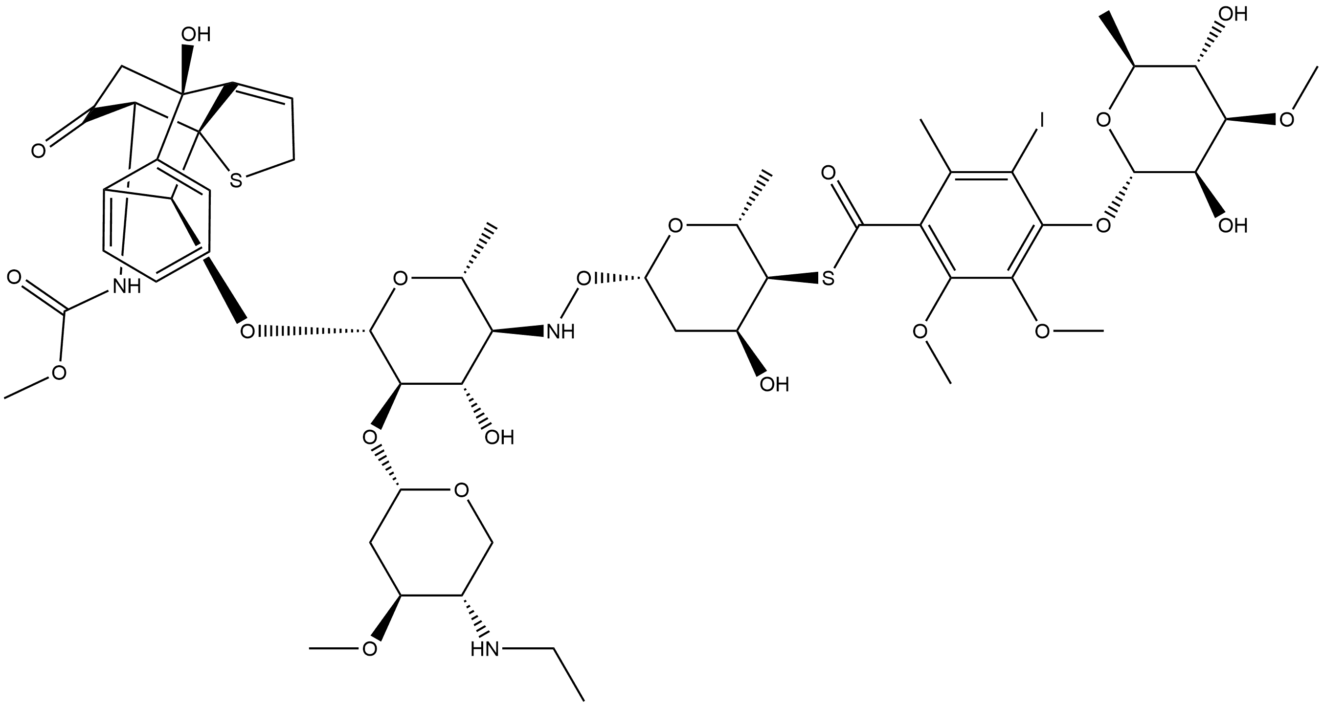calicheamicin epsilon,128050-91-9,结构式