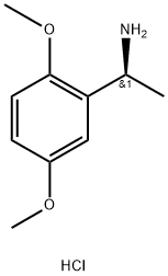 (S)-1-(2,5-dimethoxyphenyl)ethylamine hydrochloride 化学構造式