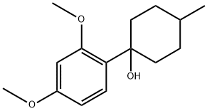 1-(2,4-dimethoxyphenyl)-4-methylcyclohexanol Structure