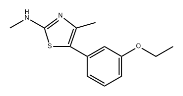 5-(3-ethoxyphenyl)-N,4-dimethylthiazol-2-amine,1281905-89-2,结构式