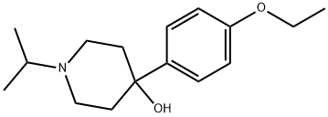 4-(4-Ethoxyphenyl)-1-(1-methylethyl)-4-piperidinol 化学構造式