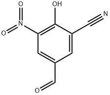 5-Formyl-2-hydroxy-3-nitrobenzonitrile Structure
