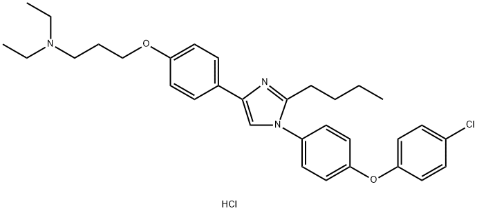 AZELIRAGON DIHYDROCHLORIDE, 1284150-65-7, 结构式