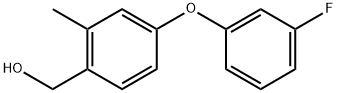 (4-(3-Fluorophenoxy)-2-methylphenyl)methanol,1285109-60-5,结构式