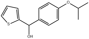 (4-isopropoxyphenyl)(thiophen-2-yl)methanol Structure