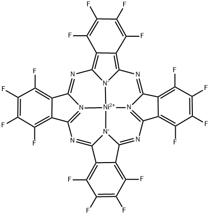 全氟酞菁镍(II), 128653-34-9, 结构式