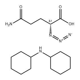 D-azidoglutaMine DCHA salt 化学構造式