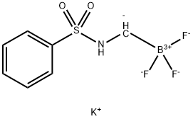 Potassium phenylsulfonamidomethyltrifluoroborate 化学構造式