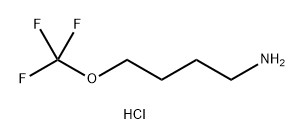 1-Butanamine, 4-(trifluoromethoxy)-, hydrochloride (1:1) Structure