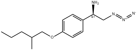 Benzenemethanamine, α-(azidomethyl)-4-[(2-methylpentyl)oxy]-, (αR)-