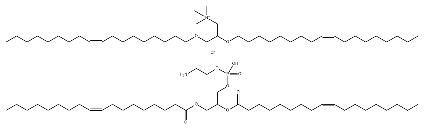(2,3-二油氧基丙基)三甲基氯化铵 结构式