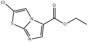 ethyl 2-chloroimidazo[2,1-b]thiazole-5-carboxylate Struktur