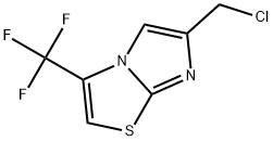 6-(chloromethyl)-3-(trifluoromethyl)imidazo[2,1-b]thiazole Struktur