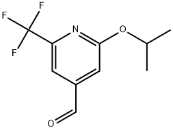2-(1-Methylethoxy)-6-(trifluoromethyl)-4-pyridinecarboxaldehyde Structure