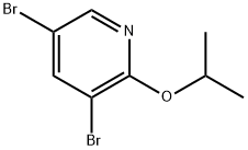 3,5-Dibromo-2-isopropyloxypyridine Struktur