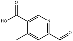 6-Formyl-4-methylnicotinic acid Structure
