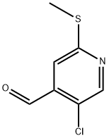 5-chloro-2-(methylthio)isonicotinaldehyde Structure
