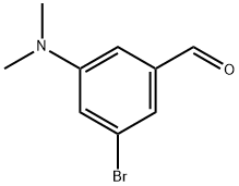 3-Bromo-5-(dimethylamino)benzaldehyde Struktur