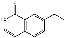 5-乙基-2-甲酰基苯甲酸 结构式