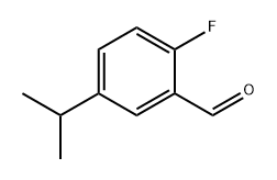 2-fluoro-5-(propan-2-yl)benzaldehyde Structure