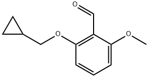 2-(cyclopropylmethoxy)-6-methoxybenzaldehyde Structure