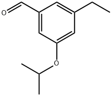 3-ethyl-5-isopropoxybenzaldehyde Struktur