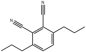 1,2-Benzenedicarbonitrile 3,6-dipropyl, 128912-46-9, 结构式