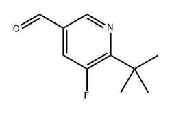 6-(tert-Butyl)-5-fluoronicotinaldehyde Structure