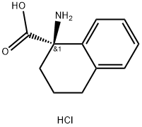 (R)-1-amino-1,2,3,4-tetrahydronaphthalene-1-carboxylic acid hydrochloride Structure