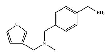 N1-(3-Furanylmethyl)-N1-methyl-1,4-benzenedimethanamine Struktur