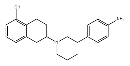 6-[[2-(4-Aminophenyl)ethyl]propylamino]-5,6,7,8-tetrahydro-1-naphthalenol|化合物 T26387