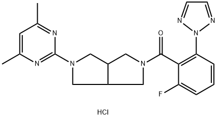 Seltorexant hydrochloride Struktur