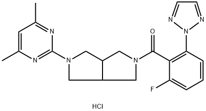 Seltorexant hydrochloride Structure